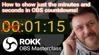 How to create a shorter Countdown in OBS Studio