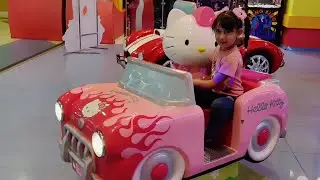 Karina plays in the playground