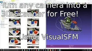 Turn any camera into a 3D Scanner for FREE! (photogrammetry using VisualSFM)