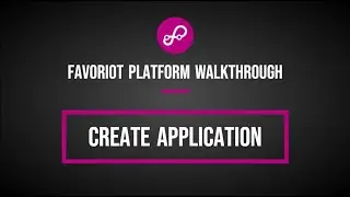 Favoriot Platform Walkthrough - Create Application