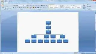 Belajar Microsoft Word 2007 | Cara Membuat Struktur Organisasi Dengan Mudah dan Cepat