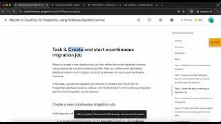 Migrate to Cloud SQL for PostgreSQL using Database Migration Service | GSP918