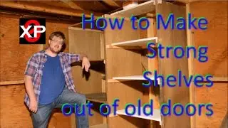 Shelving out of Old Doors, How to make