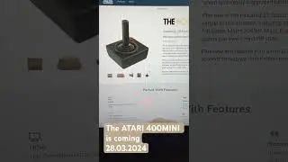 The ATARI 400 mini ( The 400MINI ) from RetroGames limited will release on 28.03.2024 
