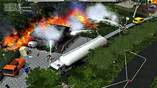 Auslaufende Flüssigkeit fängt Feuer! | Wegberg V8 BETA - Emergency 4