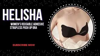 Women's Reusable Adhesive Strapless Push Up Bra  #trending #shorts #stickbra #bralette