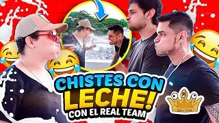 CHISTES CON LECHE CON EL REAL TEAM *Si te Ríes Pierdes con Premio*