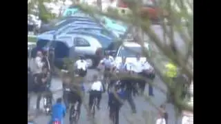 Politie Gouda in actie op de rijkestraat dunantsingel.
