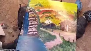 Очень необычное рисование картины