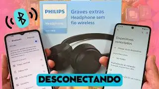 Como DESCONECTAR o HEADPHONE BLUETOOTH Philips SÉRIE 1000 e Conectar em Outro DISPOSITIVO Bem Rápido