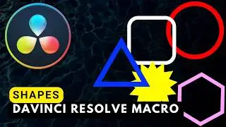 Shapes - Macro for  DaVinci Resolve