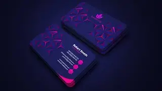 How to Make Professional 3D Business Card | Adobe Photoshop Tutorial