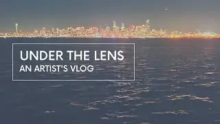 HOLIDAY LIGHTS cozy drive - under the lens - artist's vlog 47