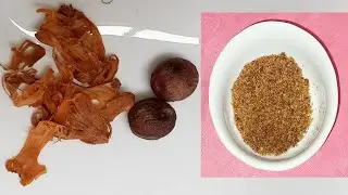 জয়ফল ও জয়ত্রী গুড়া সংরক্ষণ পদ্ধতি সহ । How to make Nutmeg & Mace powder । Jaifal powder by runa