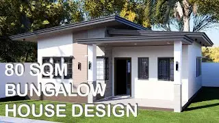 80 SQM BUNGALOW HOUSE DESIGN | Konsepto Designs