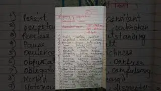101 (Synonyms Words) || ctet exam updates || mpsc exam updates || forest guard exam 2023