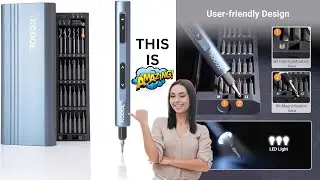 XCOOL electric screwdriver unboxing, review, and real stress tests, WOW!