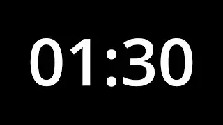 1 MINUTE 30 SECOND TIMER - No Sound - Full HD 1080p - COUNTDOWN - 90 SECOND