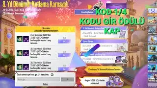 8.YILDÖNÜMÜ KUTLAMA KARNAVALI KODU/KOD 1/PUBG MOBİLE/ UC ÇEKİLİŞİ AYRINTILAR AÇIKLAMADA.