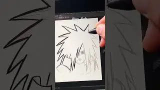 [ASMR] Drawing MADARA On Tablet!! 😮✍️ [XP-PEN x BEQ ART]