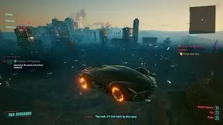 cyberpunk 2077 flying vehicles dlc leaked gameplay