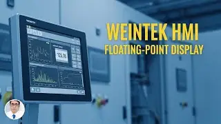 how can show Floating values on weintek HMI