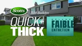 Scotts Turf Builder Quick + Thick semence de gazon melange faible entretien