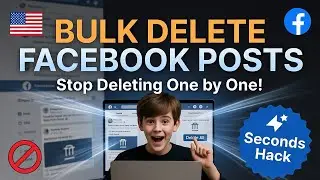 how to delete multiple Facebook posts at once🚫 Stop Deleting One by One!