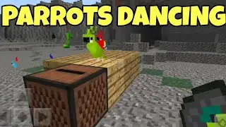 HOW TO MAKE A PARROT DANCE IN MCPE 1.2 [Minecraft PE 1.2 Trick] (No Mods/Addons)