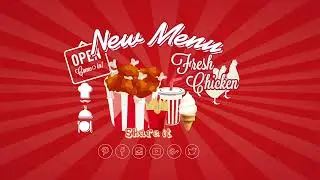 KFC. Fast food company promotion