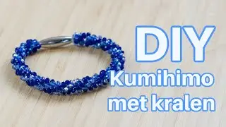 Kumihimo armband met kralen maken - zo makkelijk!
