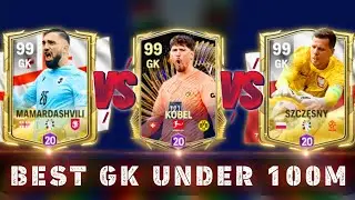 96 Szczesny vs 96 Mamardashvili vs 96 Kobel review fc mobile