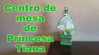 Centro de mesa princesa Tiana