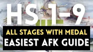 HS 1-9 Easiest AFK Guide with Medals! Shu Banner Analysis and Pulling! 【Arkchive Arknights】