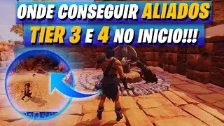 onde COSEGUIR seu PRIMEIRO LACAIO/ALIADO "TIER 3" em CONAN EXILES!!!