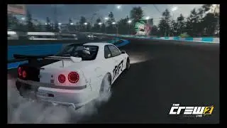 CRAZY DRIFT IN THE CREW 2 USING A R34