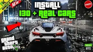 Install 130+ Real Cars in GTA 5 | Add-On Car Pack (Easy Method)