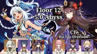 5.0 Spiral Abyss Floor 12 Mualani & Hu Tao | Genshin Impact
