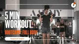 5 MIN FULL BODY WORKOUT - With Weights // AARMY
