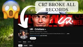 Cristiano Ronaldo’s  YouTube Channel SHATTERS all Records | Facts UR Christiano