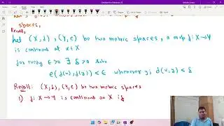 Topology-15 (Continuous Maps between Topological Spaces- Part 1)