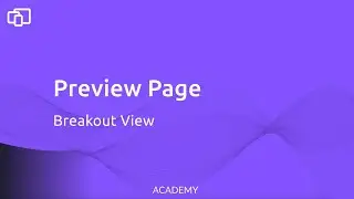 Preview Page Breakout View | Creative Studio 4