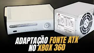 ADAPTEI UMA FONTE DE PC PARA USAR NO XBOX 360.