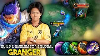 GRANGER BEST BUILD 2025 | TOP 1 GLOBAL GRANGER BUILD AND EMBLEM | KELRA GRANGER BUILD AND EMBLEM