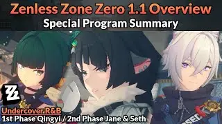 New Agents Qingyi, Jane, & Seth! Free A-Rank W-Engine! | Zenless Zone Zero Version 1.1 Overview
