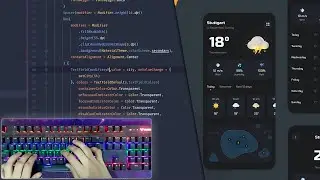 Asmr Programming - Android Weather App Coding JetpackCompose/Kotlin