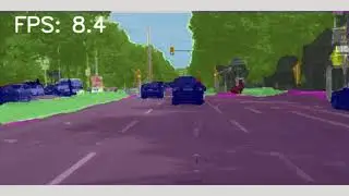 FWDNXT Inference Engine autonomous driving segmentation demonstration