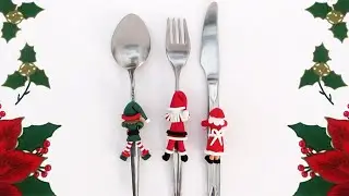 MUÑEQUITOS DECORATIVOS NAVIDEÑOS PARA LA CENA DE NOCHE BUENA | DIY