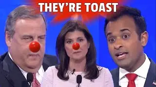 NIKKI HALEY AND KRISPY KREME HUMlLlATED AT DEBATE LAST NIGHT! - VIVEK STUNS AUDIENCE