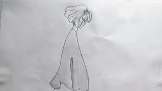 GRIS game sketch | Minimalist pencil sketch art | Things to draw🌷